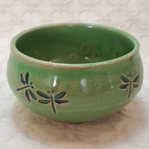 Tiny Round Bowl in Sea Green
